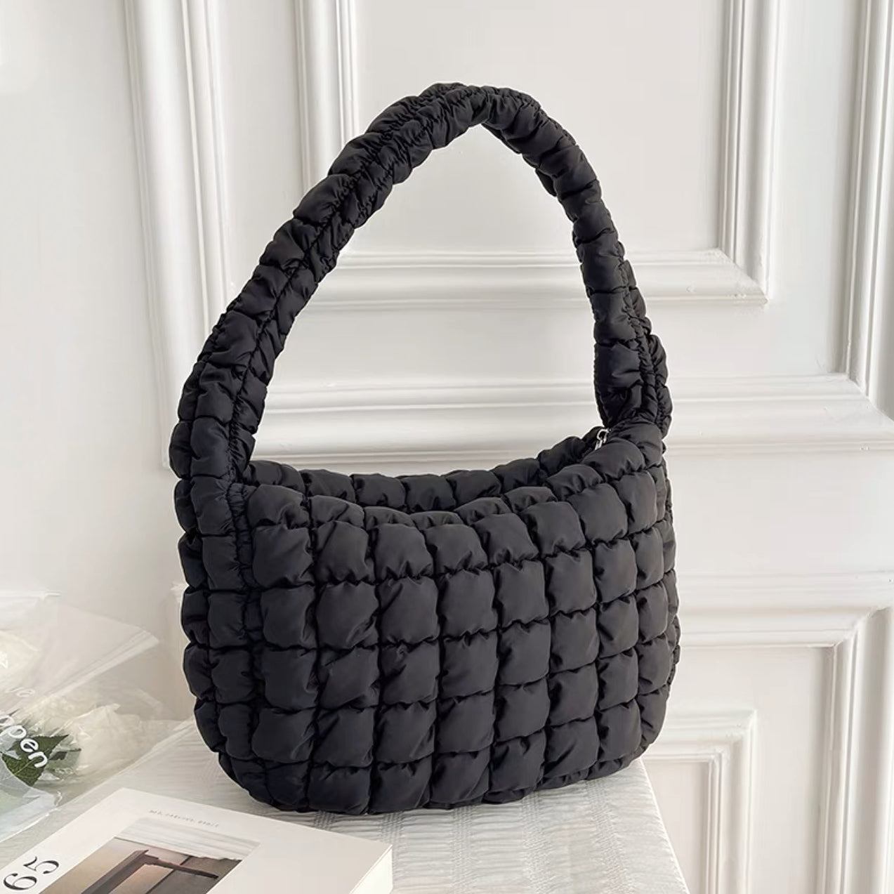 Blythe Plisseret Skuldertaske