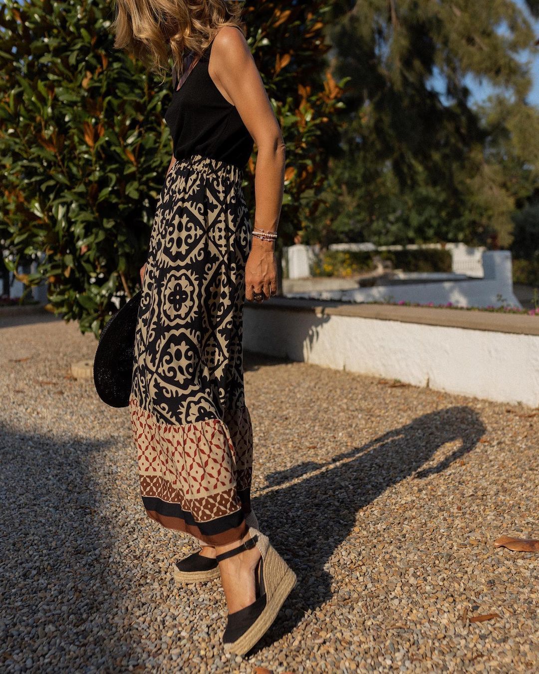 Cassey™ - Boho Stil Nederdel