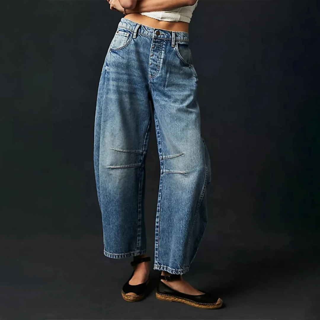 GLORIA™ | JEANS MED VIDDE BEN