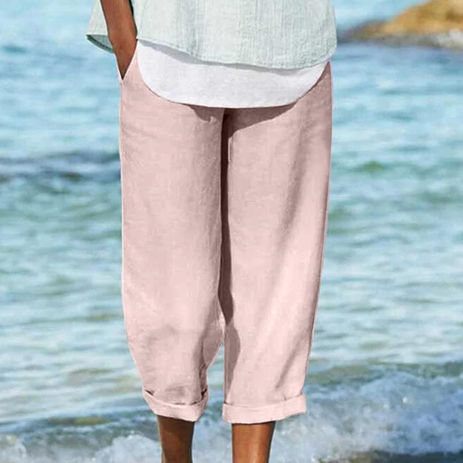 Clydel™ - Lette Cropped Bukser