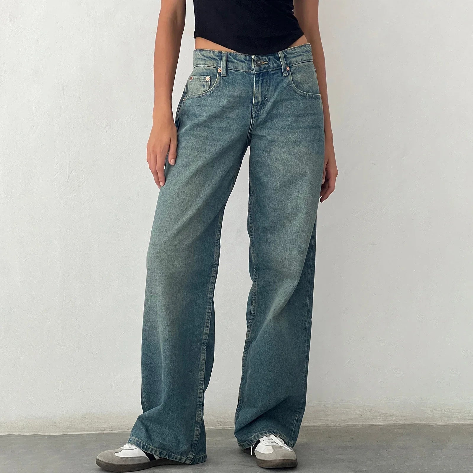 Klassisk Bred-Ben | Jeans