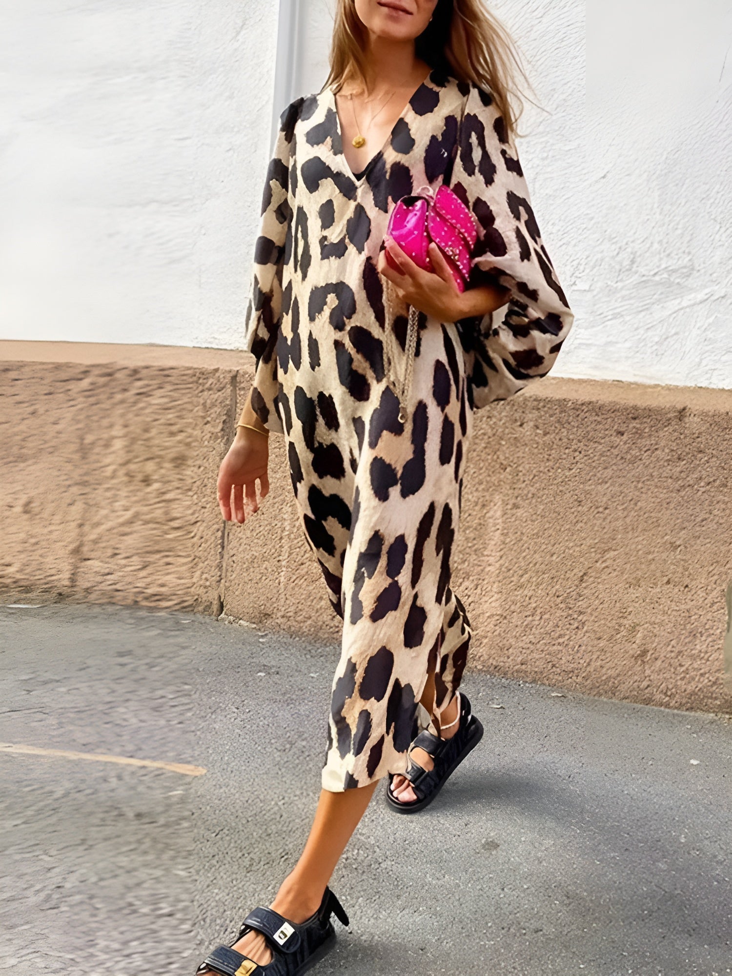 Silvie | Modig og Elegant Leopardkjole
